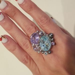 Swarovski cocktail ring